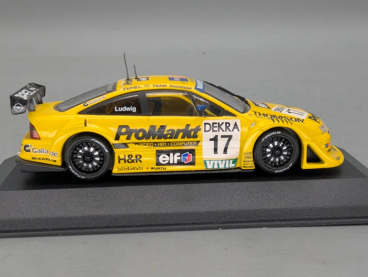 Modellautos 1:43 Minichamps Opel Calibra V6 4x4 DTM ITC 1995 #17 Ludwig OVP