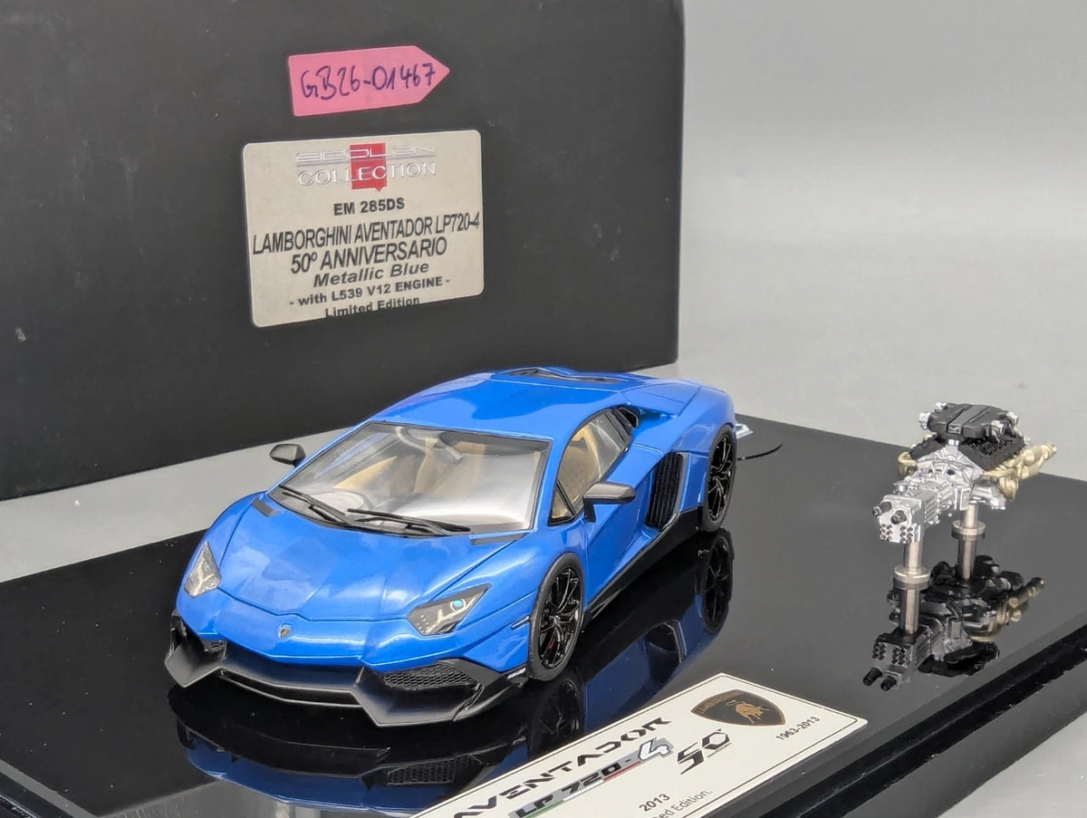 Eidolon Make Up 1:43 Lamborghini Aventador LP720-4 50. Annivers. Engine Set OVP