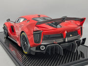 Modellautos 1:12 BBR Ferrari FXX-K EVO Gloss F1 2007B Red Ltd 00/10 Vitrine OVP