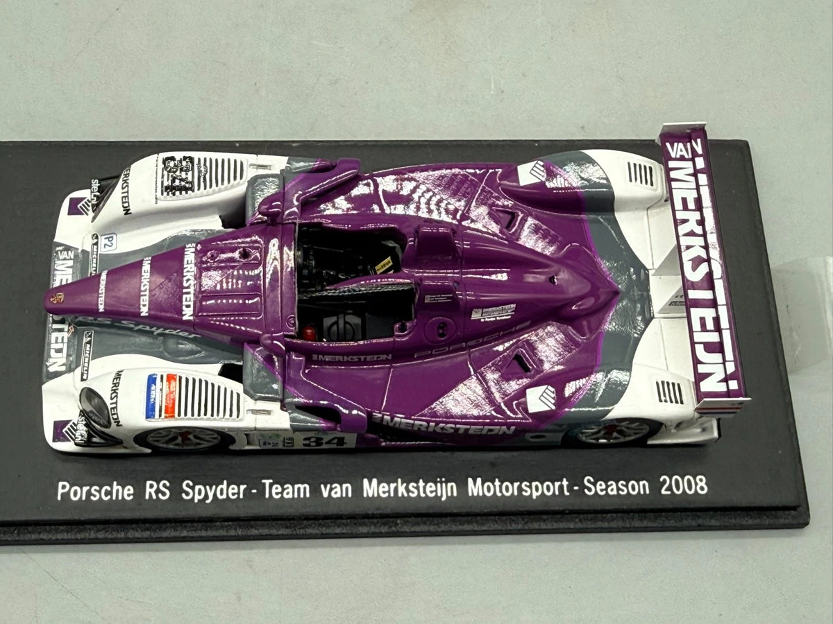 Modellautos 1:43 Spark Porsche RS Spyder Team van Merksteijn Motorsport mit OVP