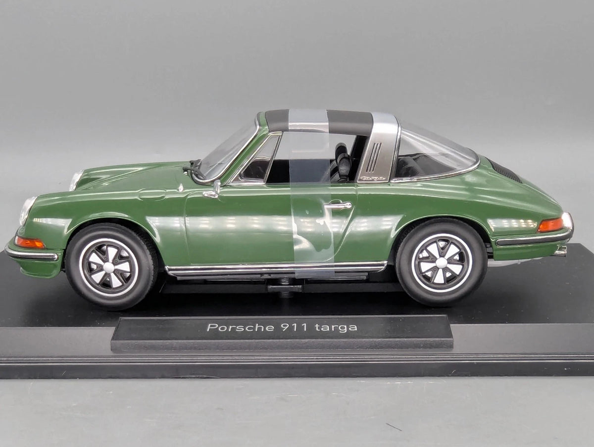 Modellautos 1:18 Norev Porsche 911 S Targa 1973 Grün mit OVP