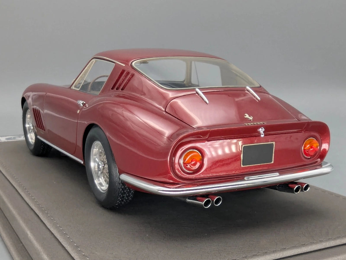 Modellautos 1:18 BBR Ferrari 275 GTB/4 1966 S/N 09925 01/16 mit Vitrine und OVP