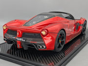 Modellautos 1:12 BBR Ferrari LaFerrari Aperta Met. Red UNIKAT 01/01 Vitrine OVP