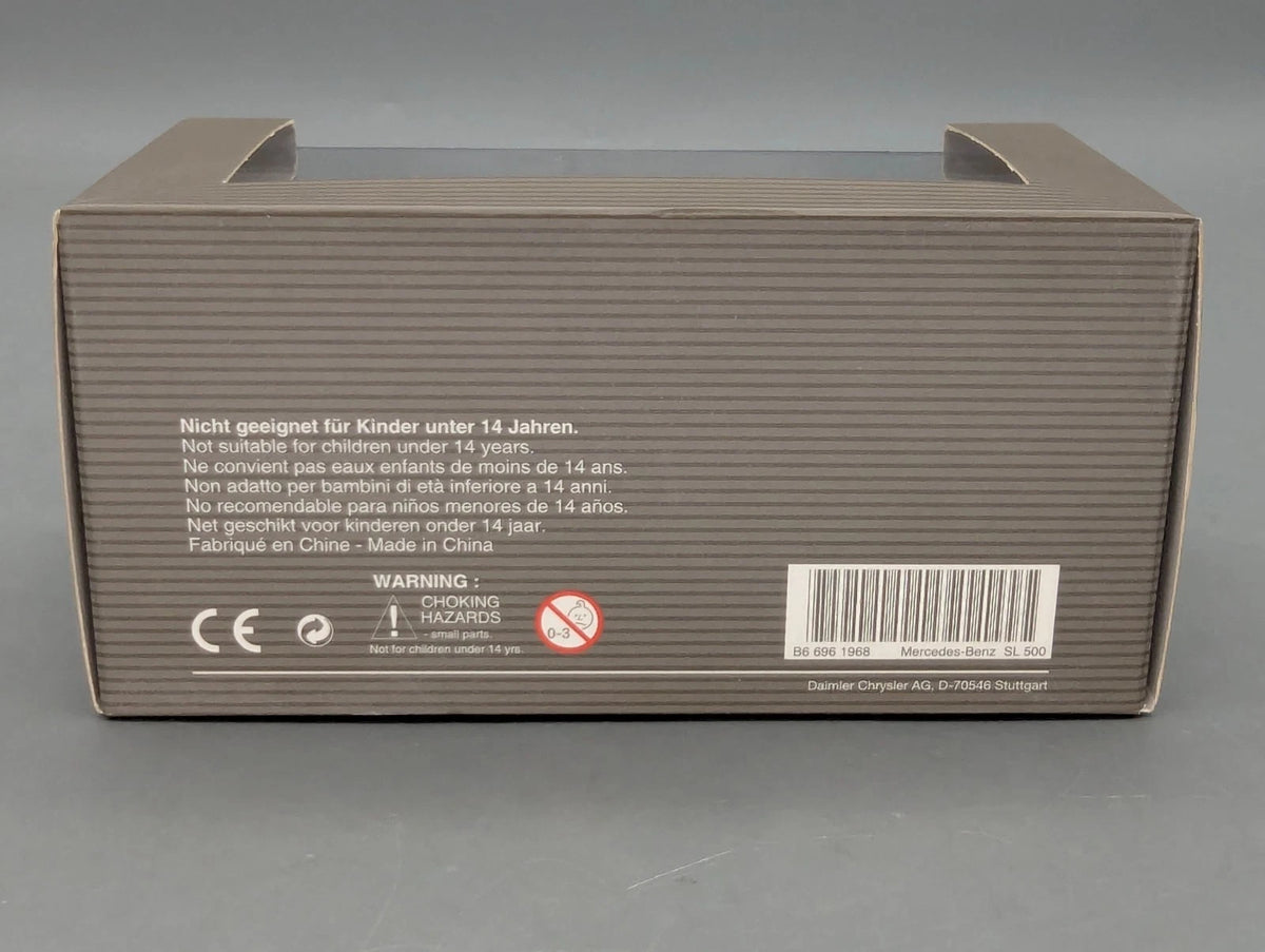 Modellautos 1:43 Norev Mercedes Benz SL Klasse SL 500 Silber mit Dealer OVP