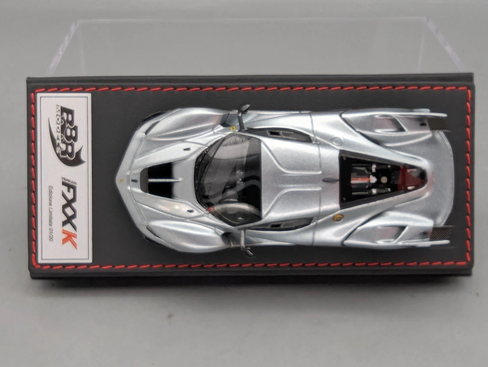 Modellautos 1:43 BBR Deluxe Calsito Ferrari FXX-K Grigio Titanio Ltd 01/20 OVP