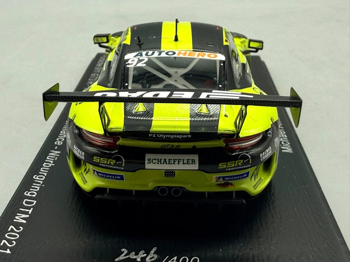 Modellautos 1:43 Spark Porsche 911 GT3 R Team SSR Performance Nürburgring + OVP