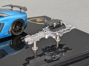 Eidolon Make Up 1:43 Lamborghini Aventador LP760-2 Engine Set Oakley Blau OVP