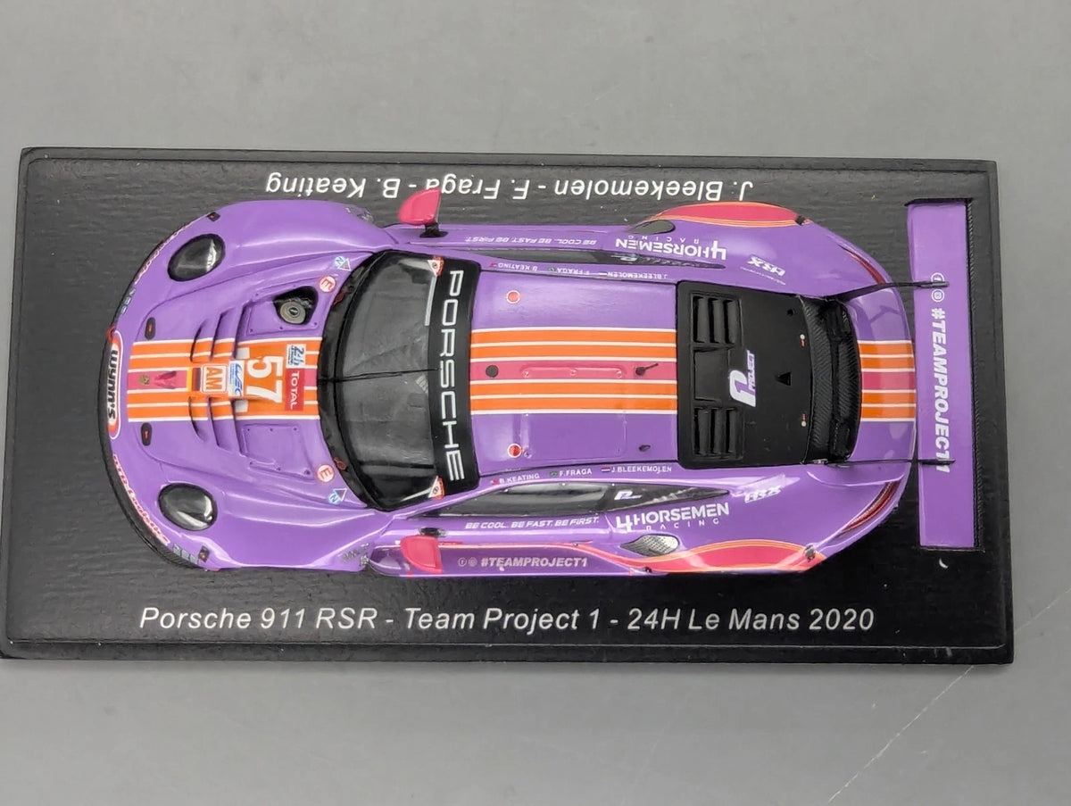Modellautos 1:43 Spark S7988 Porsche 911 RSR 24h Le Mans 2020 #57 mit OVP
