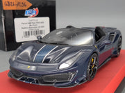 Modellautos 1:43 BBR Concept43 Ferrari 488 Pista Spider RHD Blu P. Ltd 01/20 OVP
