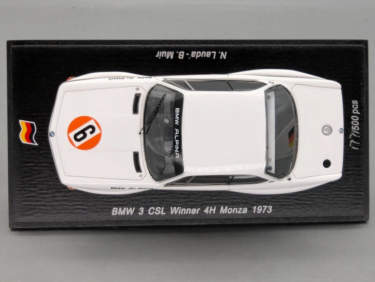 Modellautos 1:43 Spark SG359 BMW 3 CSL WINNER 4h Monza 1973 #6 Niki Lauda OVP
