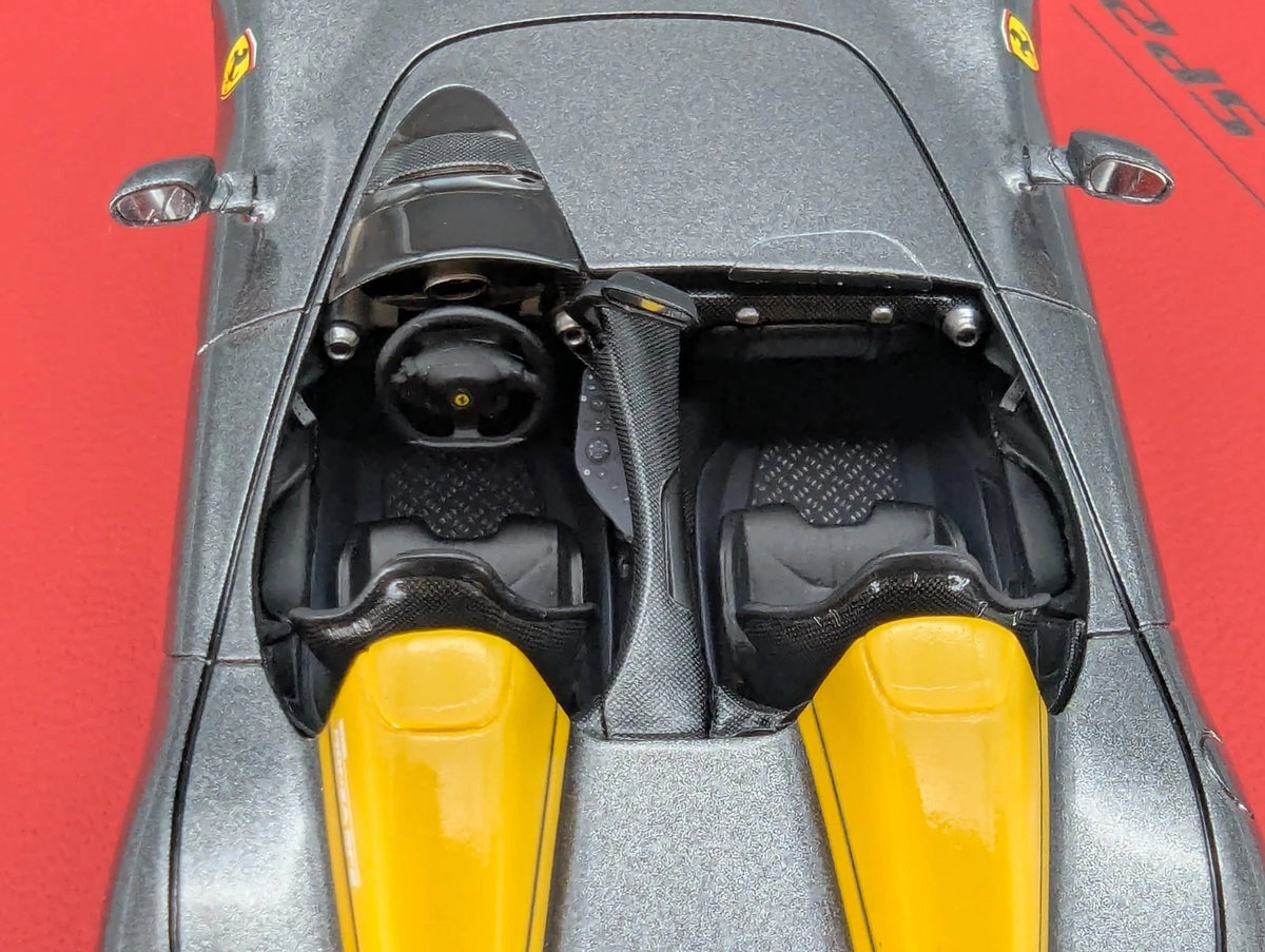 Modellautos 1:43 BBR  Ferrari Monza SP2 Metallic Silver Ltd 01/05 OVP