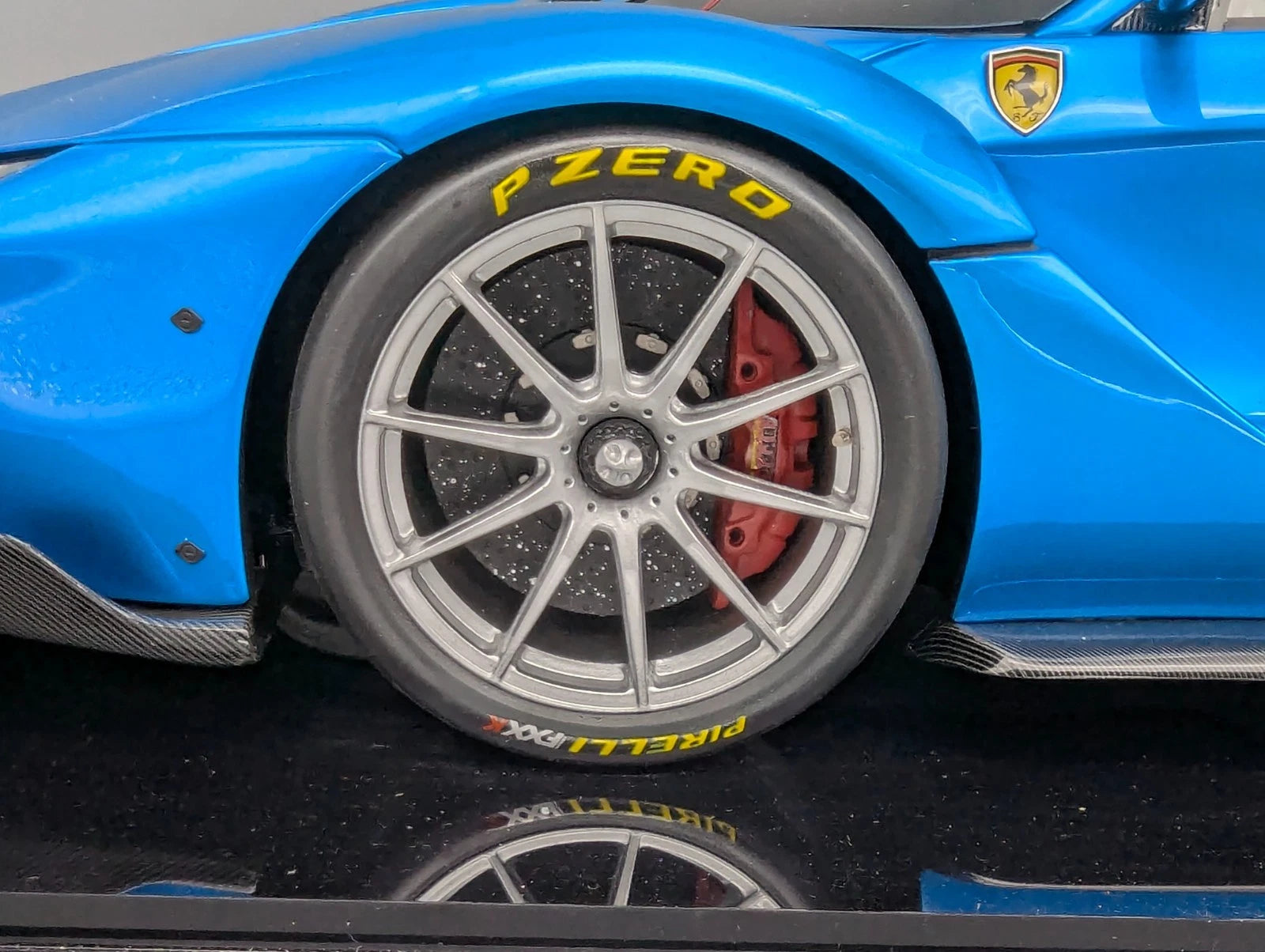 Modellautos 1:12 BBR Ferrari FXX-K 2014 Gloss Blue Emperor UNIKAT Ltd 01/01 OVP