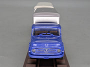 Lkw Modell H0 1:87 Brekina Mercedes Benz L 322 Koffer Lastwagen mit Anhänger OVP
