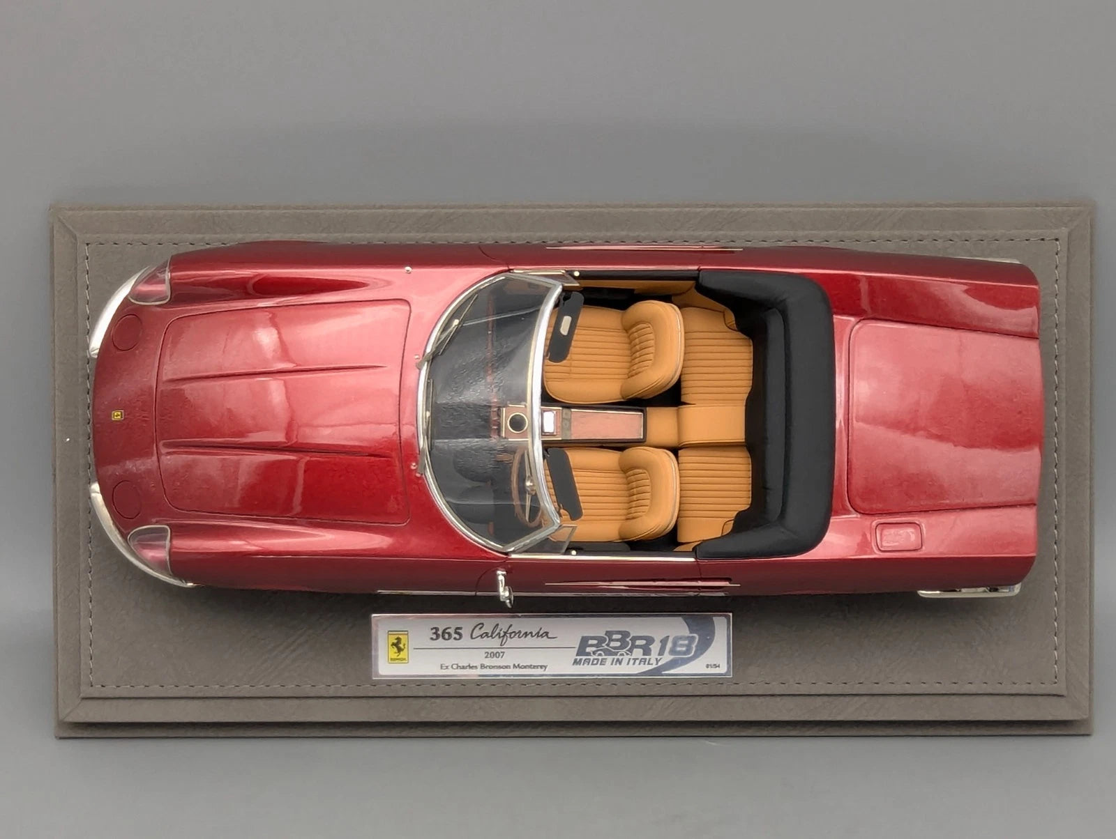 Modellautos 1:18 BBR Ferrari 365 California 2007 Charles Bronson Ltd 01/54 OVP