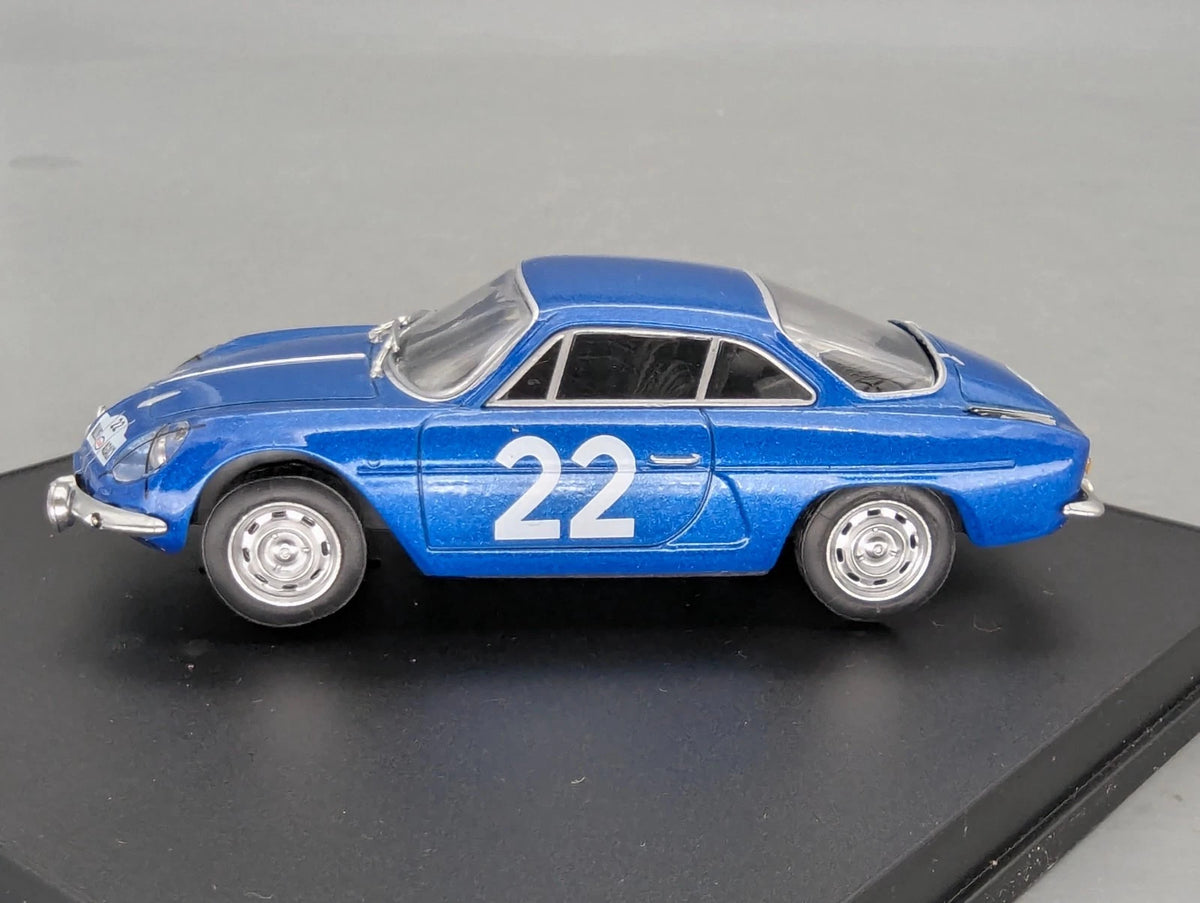 Modellautos 1:43 Trofeu Alpine A110 1600 S Rallye AGACI 1972 #22 mit Vitrine