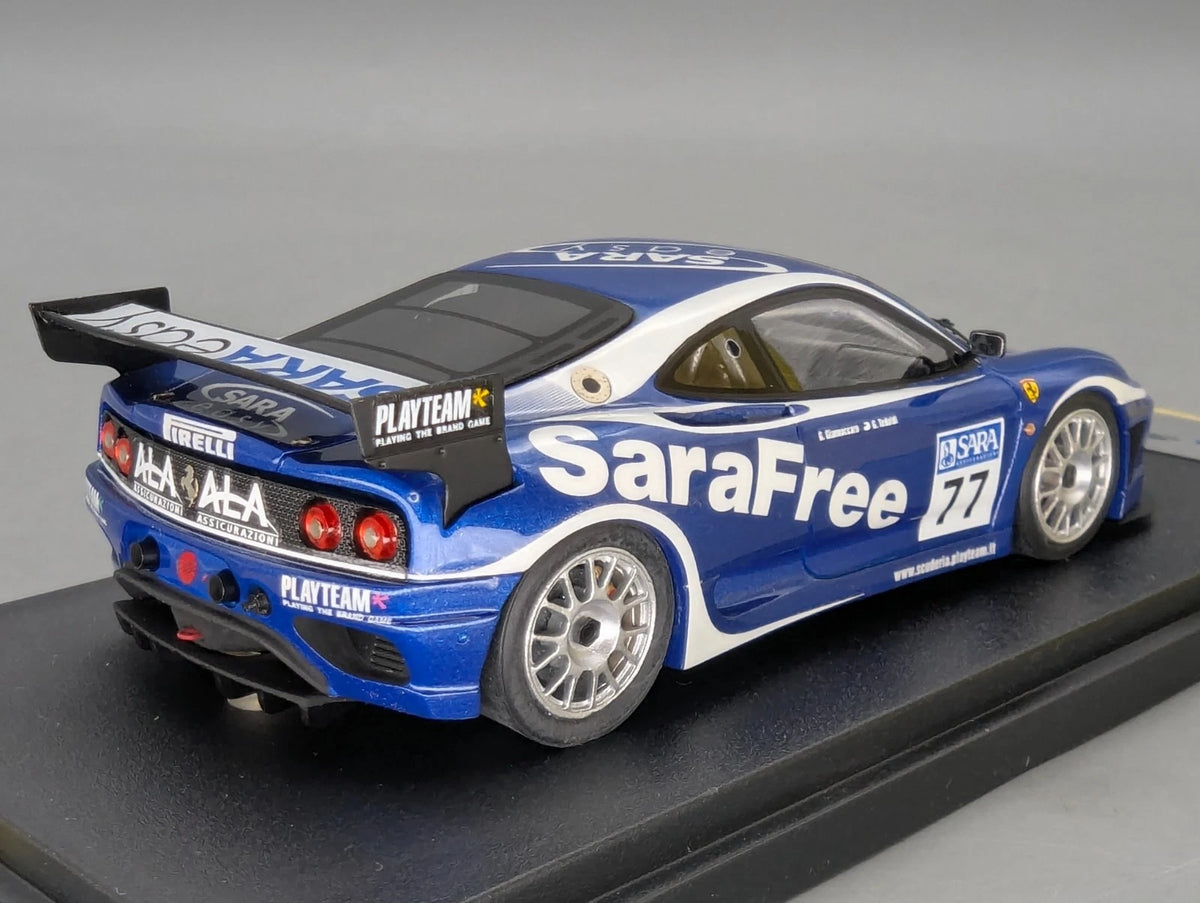 Modellautos 1:43 BBR Ferrari 360 Modena N/GT 2004 Ltd 20/50 #77 OVP