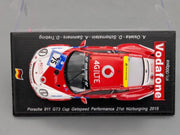 Modellautos 1:43 Spark SG203 Porsche 911 GT3 Cup 24H Nürburgring 2015 #75 OVP