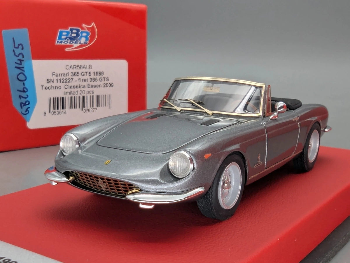 Modellautos 1:43 BBR Ferrari 365 GTS 1969 S/N 112227 First 365 GTS Ltd 01/20 OVP