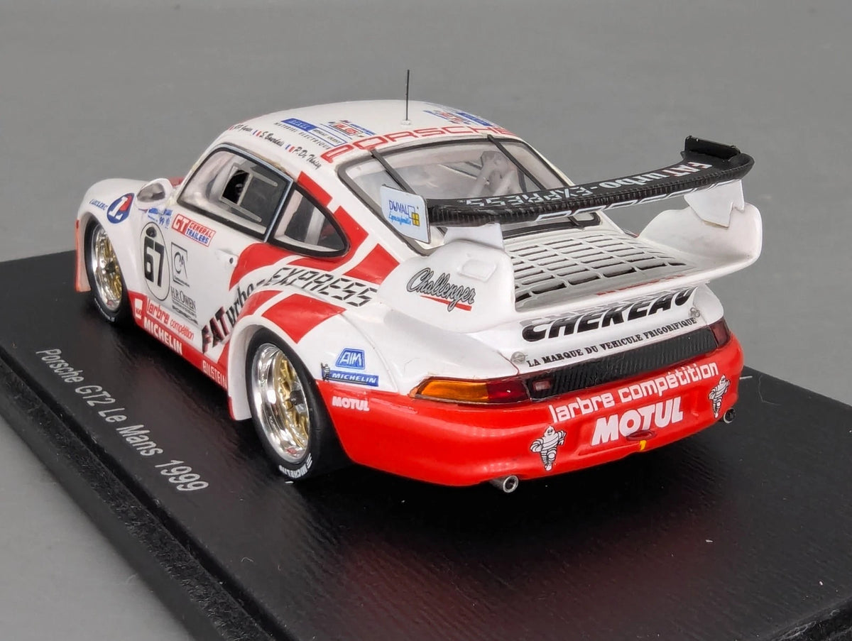 Modellautos 1:43 Spark S4450 Porsche 911 GT2 24h Le Mans 1999 #67 OVP