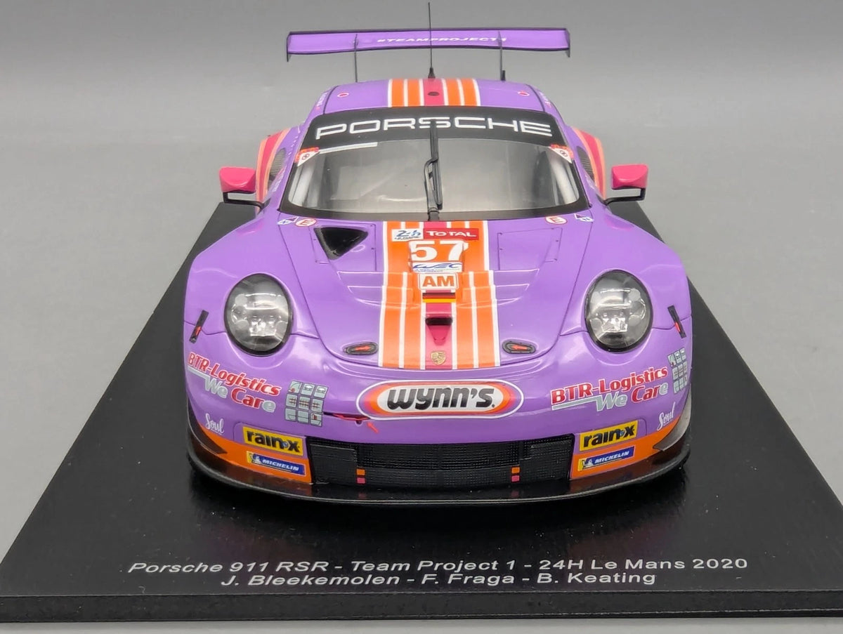 Modellautos 1:18 Spark Porsche 911 RSR 24h Le Mans 2020 #57 mit OVP
