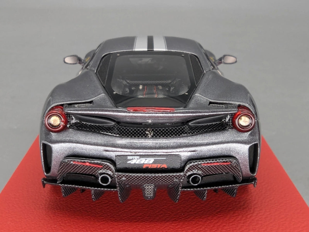 Modellautos 1:43 BBR Concept43 Ferrari 488 Pista RHD 2019 Grigio Ltd 01/20 OVP