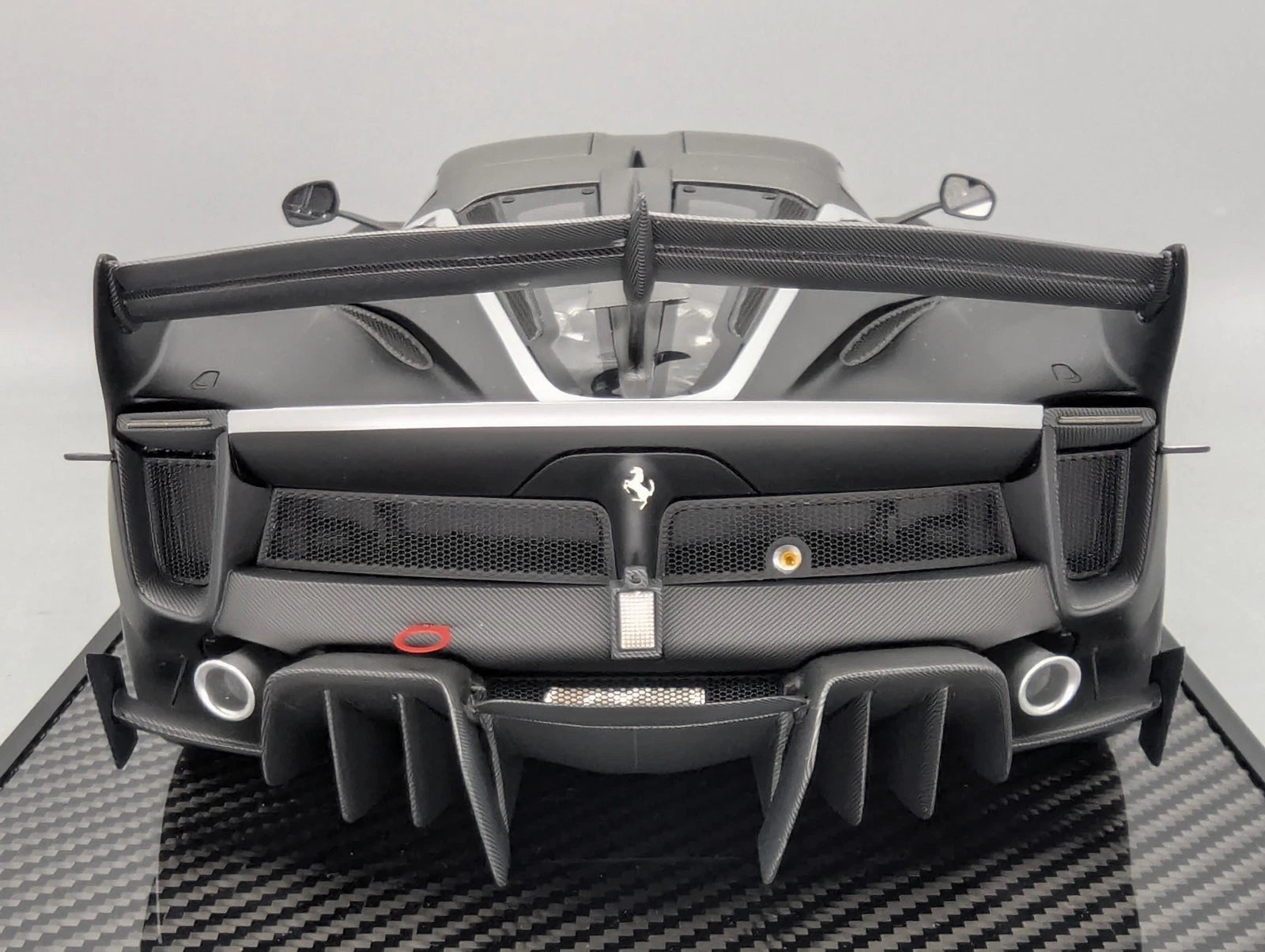 Modellautos 1:12 BBR Ferrari FXX-K EVO Matt Black Ltd 01/01 Vitrine OVP