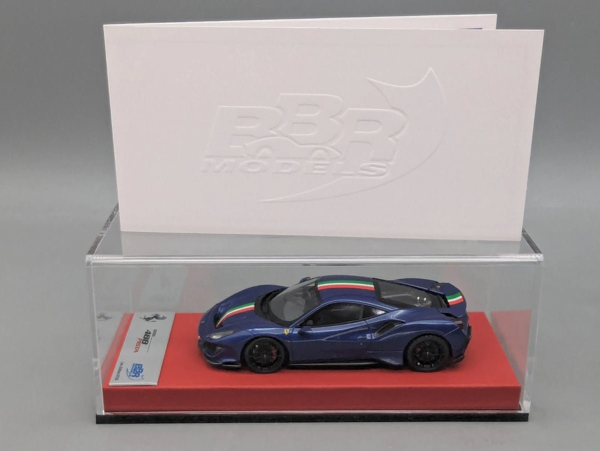 Modellautos 1:43 BBR Concept43 Ferrari 488 Pista RHD Blu TdF 2019 Ltd 7/20 OVP