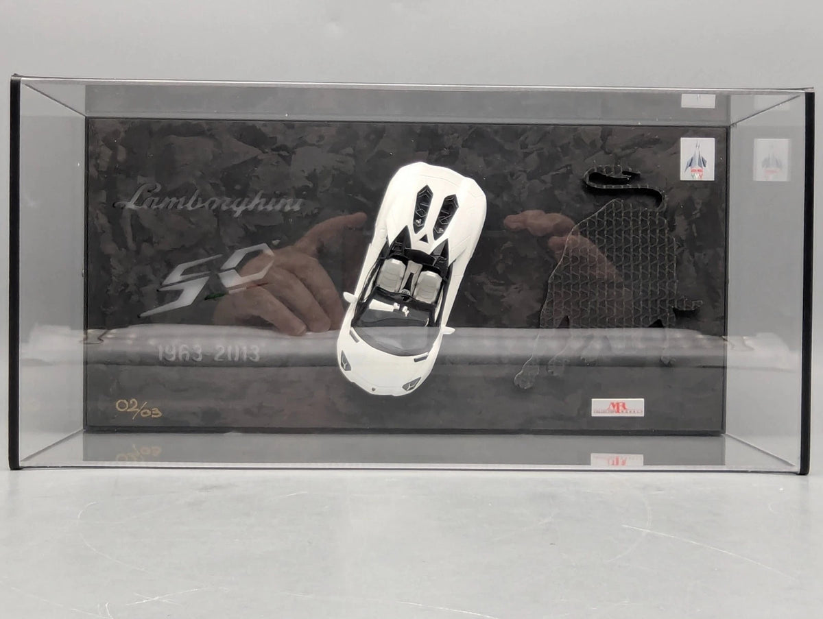 Modellautos 1:43 MR Lamborghini Aventador LP700-4 50° Anniversario Ltd 2/3 OVP