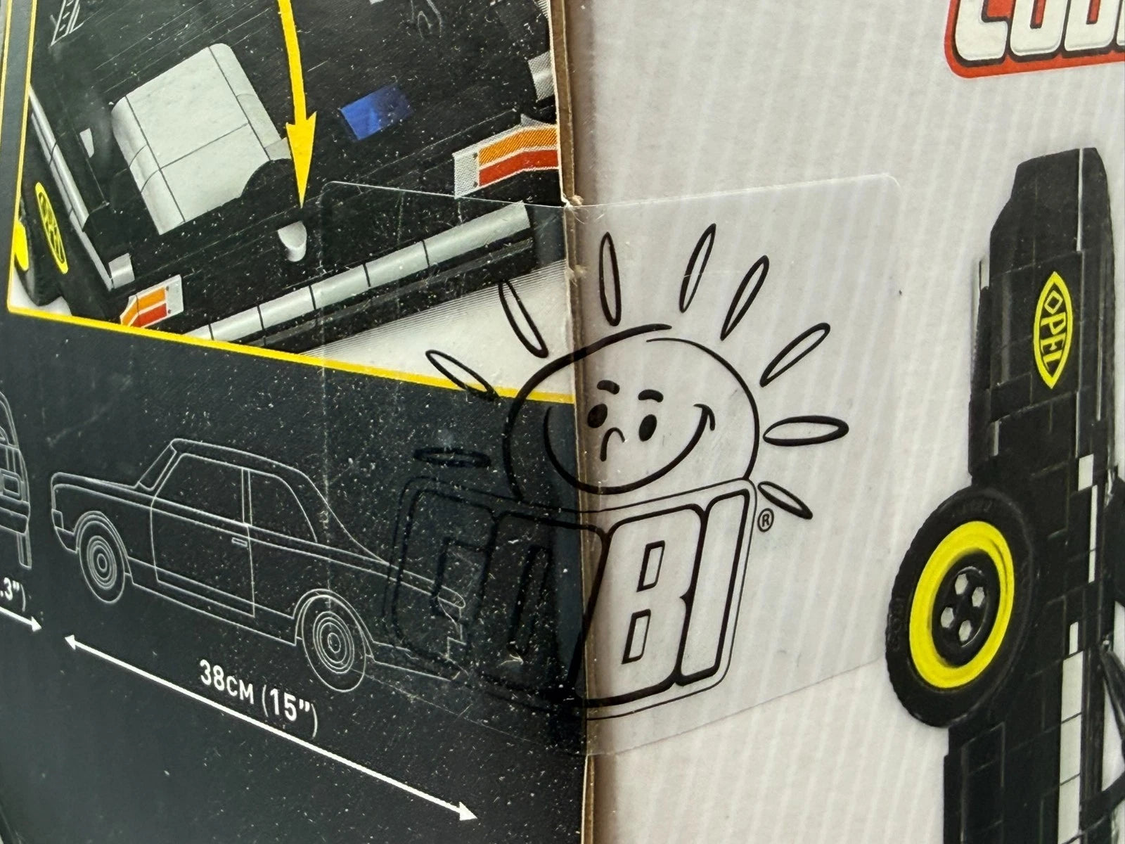 Klemmbausteine 1:12 Cobi Opel Record C - Schwarze Witwe mit OVP
