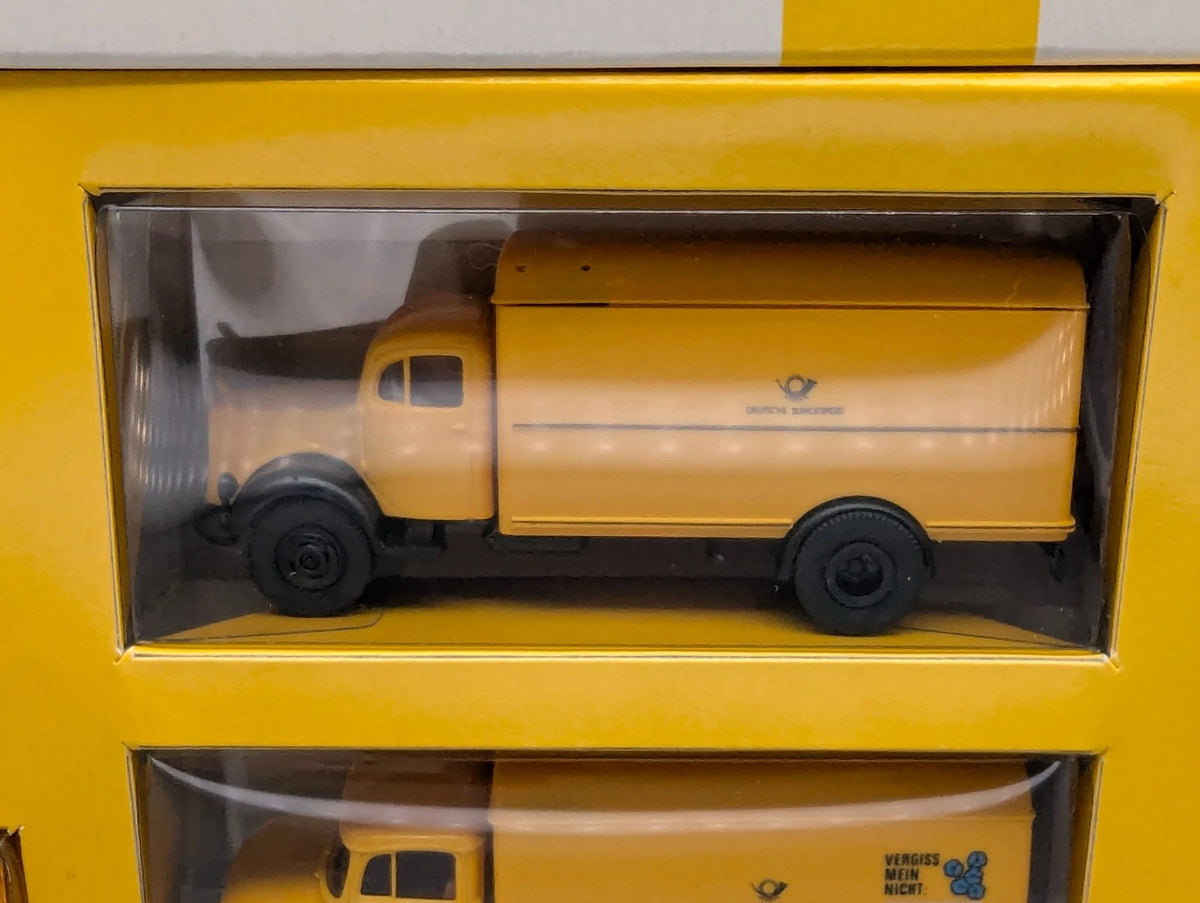 LKW Modell H0 1:87 Brekina Serie 5 Historische Post Fahrzeuge DBP 3-tlg Set OVP
