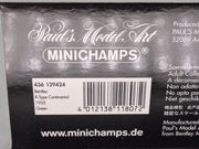 Modellautos 1:43 Minichamps Bentley R-Type Continental 1955 Grün mit OVP