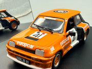 Modellautos 1:43 Universal Hobbies Renault 5 Turbo Coupe Europe 81 #41 + Vitrine