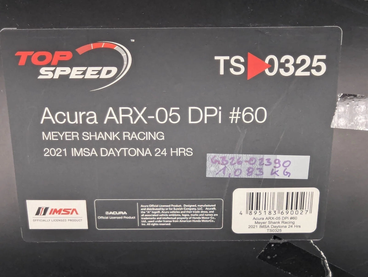 Modellautos 1:18 TrueScale Top Speed Acura ARX-05 DPi  24h Daytona 2021 #60 OVP