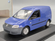 Modellautos 1:43 Minichamps Volkswagen VW Caddy Blau mit Dealer OVP