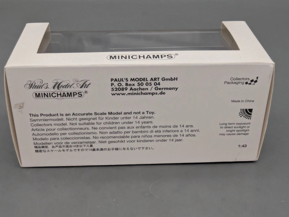 Modellautos 1:43 Minichamps Volkswagen VW T2 Transporter '72 Porsche Martini OVP