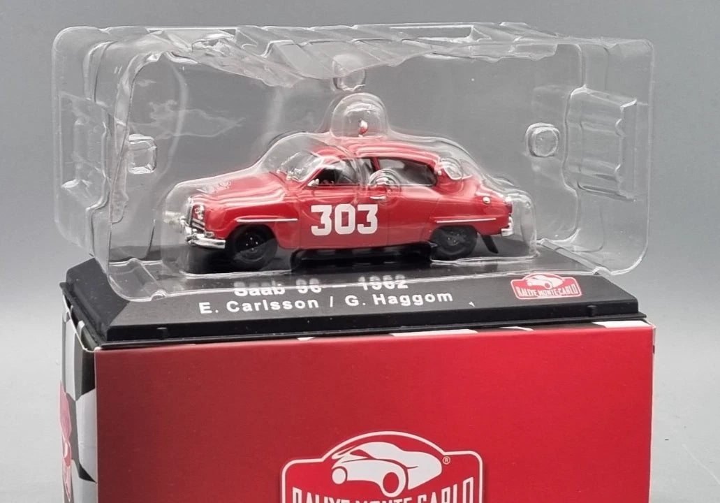 Modellautos 1:43 Atlas Saab 96 #303 Rallye Monte Carlo 1962 OVP