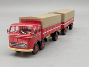 Lkw Modell H0 1:87 Brekina Mercedes Benz LP 333 Lastzug mit Anhänger OVP
