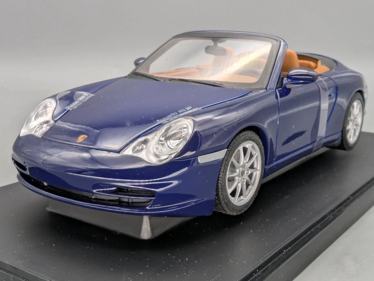 Modellautos 1:18 Spark Porsche 911 Carrera Cabriolet Blau WAP Dealer OVP