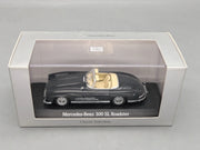 Modellautos 1:43 Minichamps Mercedes Benz 300 SL Graphitgrau Roadster Dealer OVP