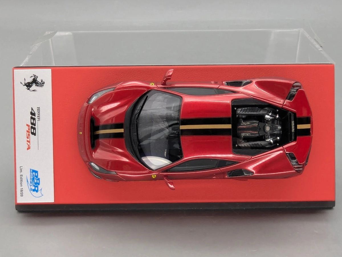 Modellautos 1:43 BBR Concept43 Ferrari 488 Pista RHD 2020 Rosso Fi Ltd 18/20 OVP