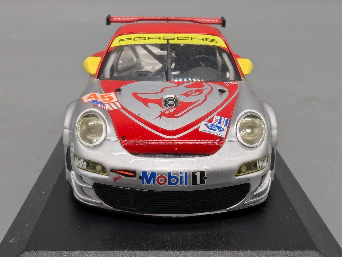 Modellautos 1:43 Minichamps Porsche 911 997 GT3 RSR WINNER Sebring 2008 #45 OVP