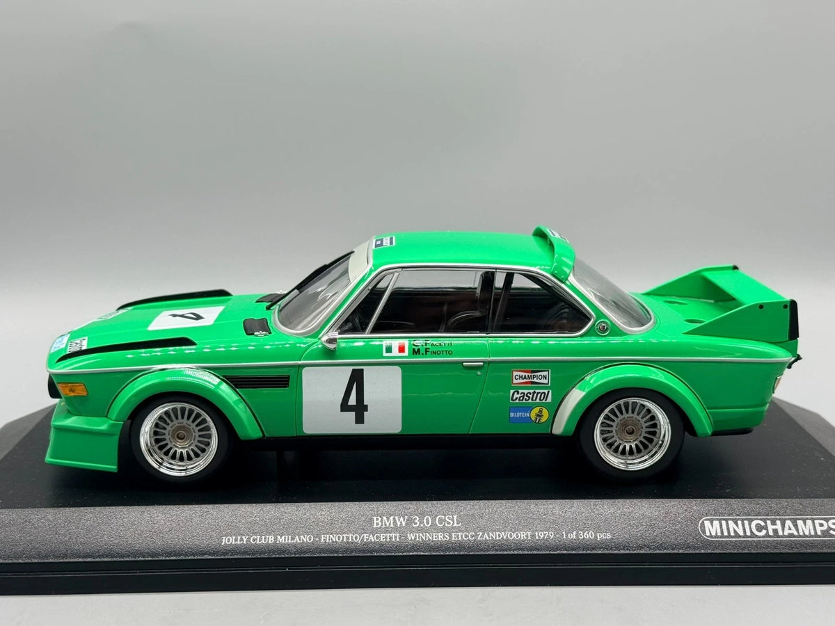 Modellautos 1:18 Minichamps BMW 3.0 CSL Winner ETCC Zandvoort 1979 #4 mit OVP