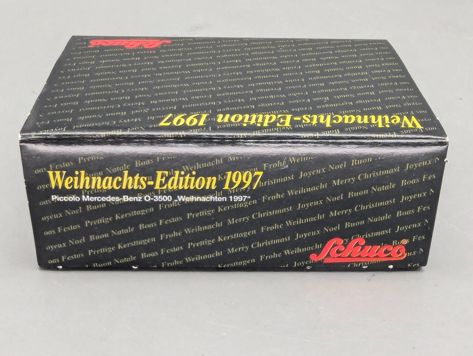 Modellautos 1:90 Schuco Piccolo Christmas Tour Weihnachten 1997 MB Bus in OVP