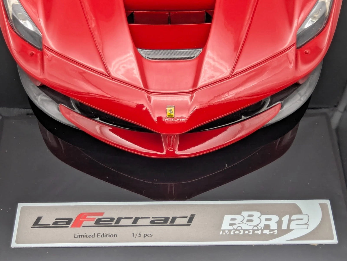 Modellautos 1:12 BBR Ferrari LaFerrari 2013 Rosso Corsa Ltd 01/05 Stück OVP