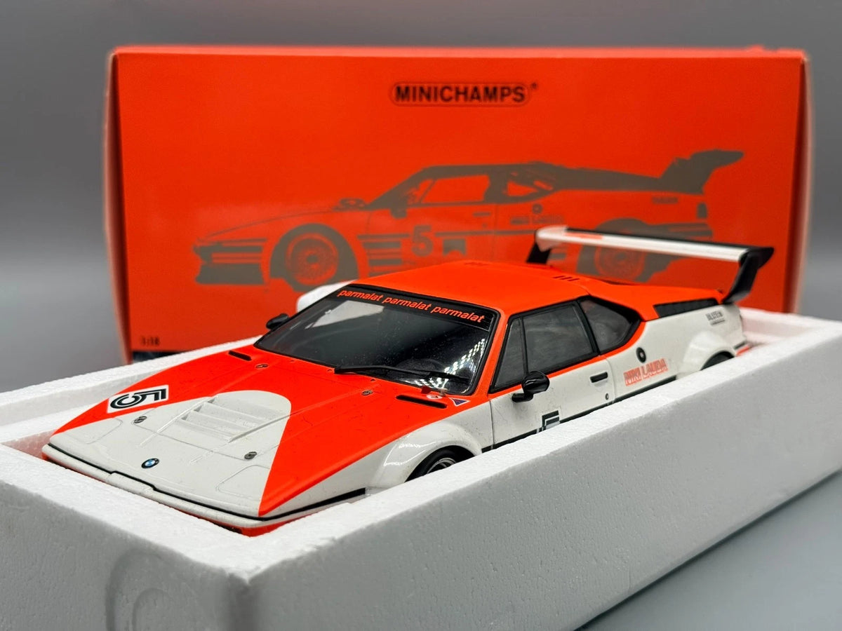 Modellautos 1:18 Minichamps BMW M1 Procar Four Racing N.Lauda 1979 #5 mit OVP