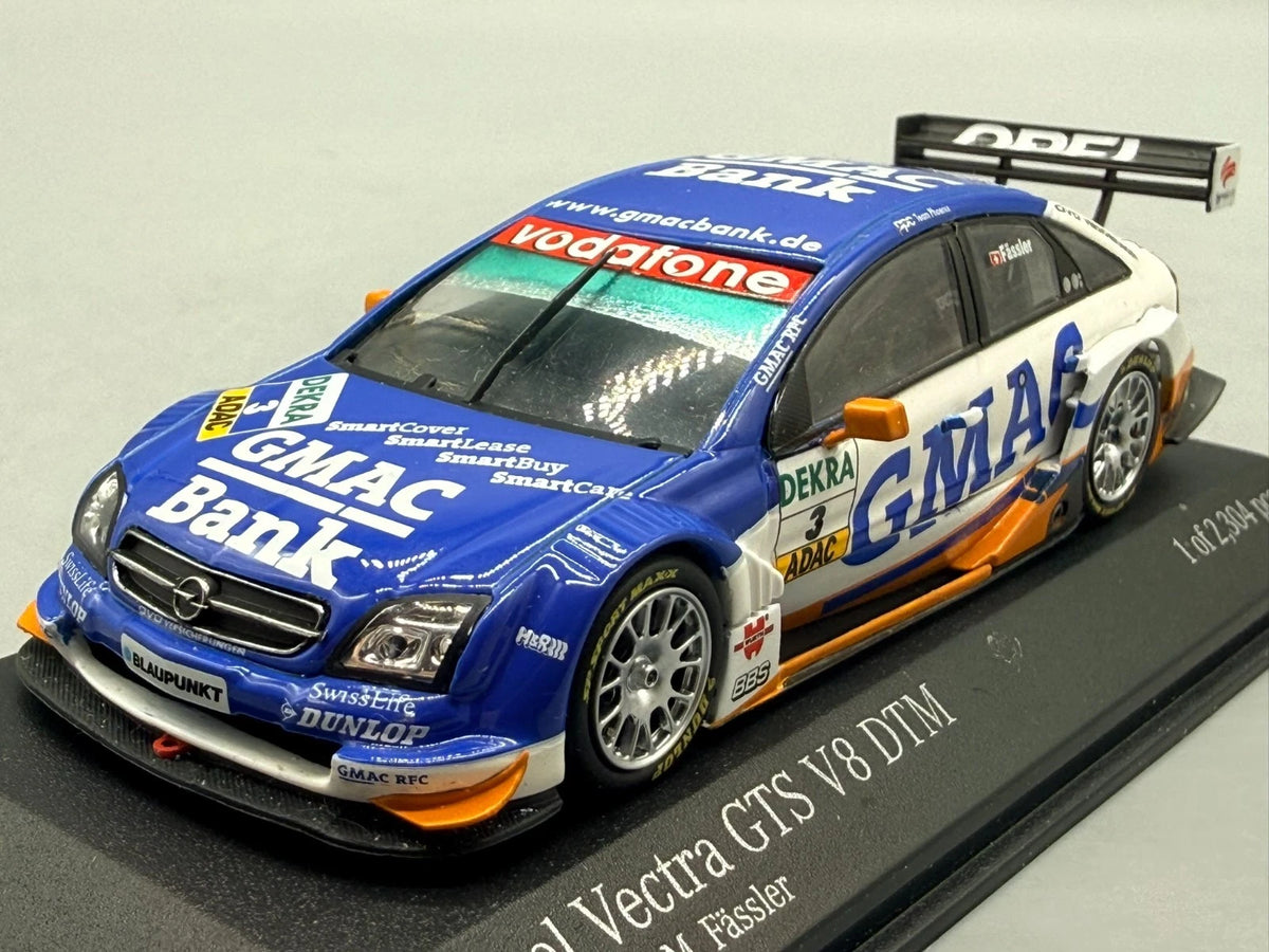 Modellautos 1:43 Minichamps Opel Vectra GTS V8 DTM 2004 OPC #3 mit OVP