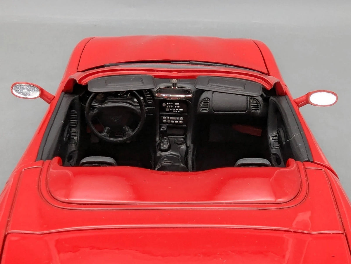 Modellautos 1:18 Ertl Chevrolet Corvette 1998 Rot American Muscle XXX mit OVP