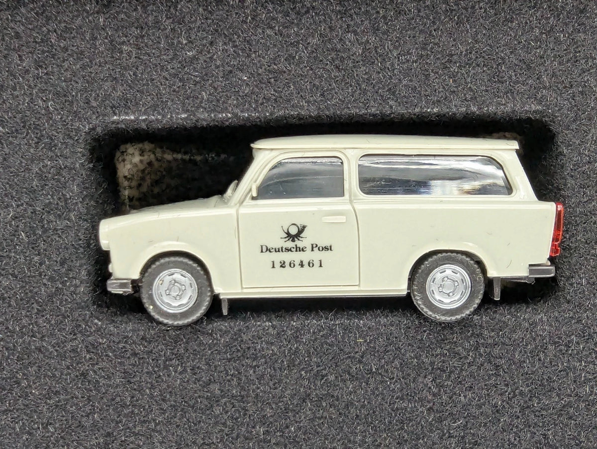 Modellautos 1:87 Herpa Post Museum Shop Trabant 601 S Universal 6-tlg Set OVP