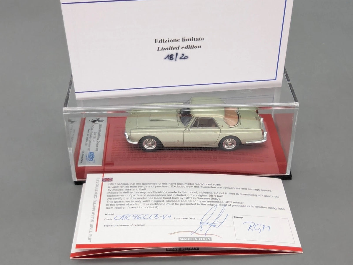 Modellautos 1:43 BBR Ferrari 250 GT Pininfarina Coupe Version 2007 18/20 OVP