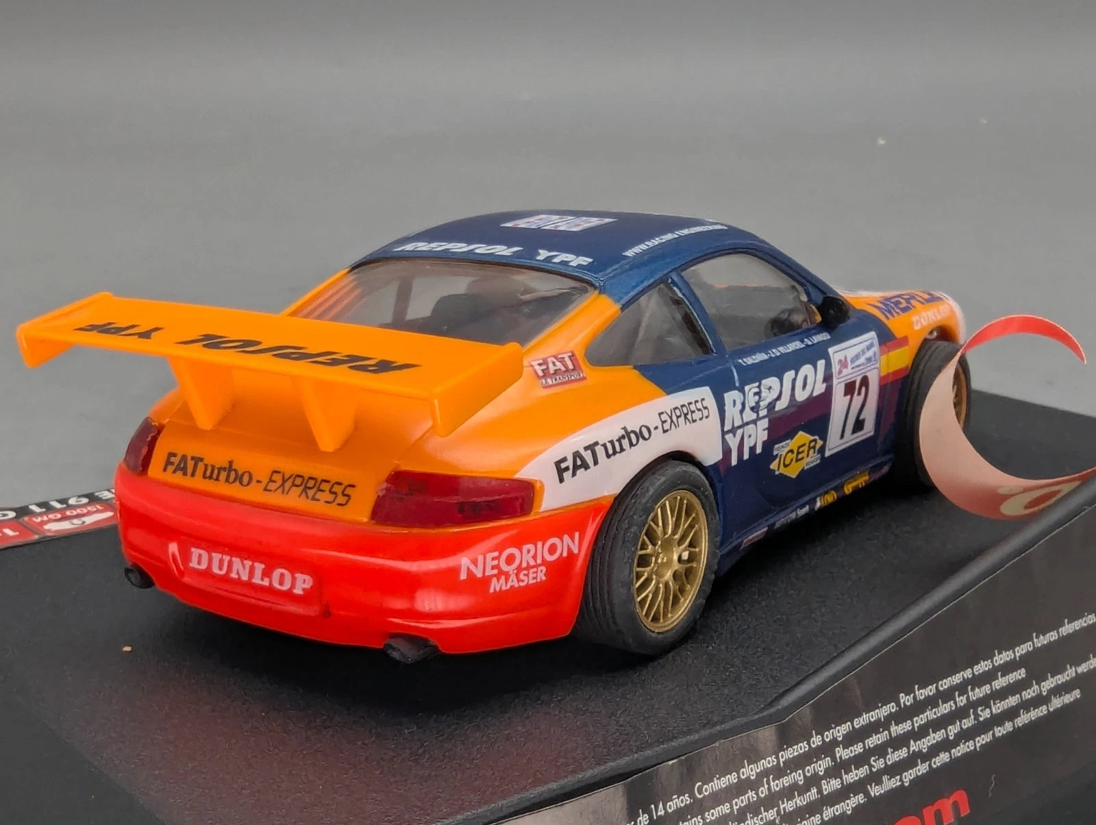 Modellautos Slotcar 1:32 Ninco 50240 Porsche 911 GT3 R Repsol #72 mit OVP